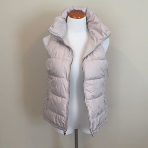 Cream Puffer Vest NWT size S